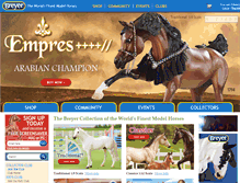 Tablet Screenshot of breyerhorses.com